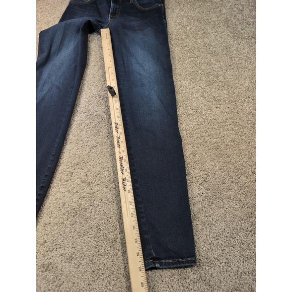KUT from the Kloth Diana Fab Skinny Jeans High Rise Dark Wash Blue Womens 27x28 - Picture 6 of 9